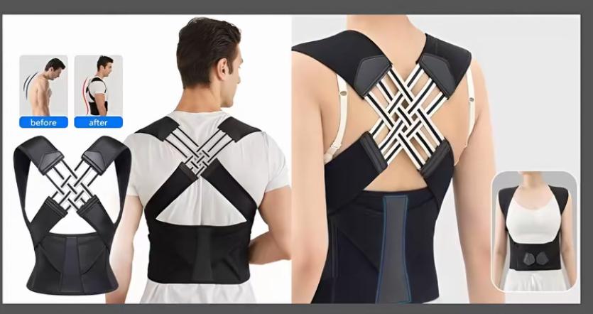 Posture Corrector – Adjustable Back Support Brace